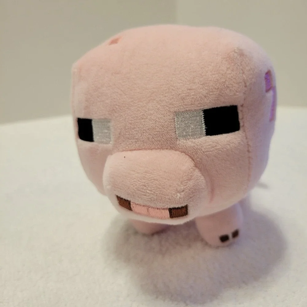 Mojang 2014 Minecraft Pink Baby Pig 6